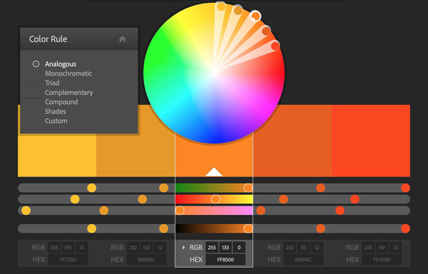 Adobe's Color Wheel